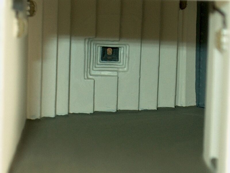 Vnitřní střílna na obranu vchodu