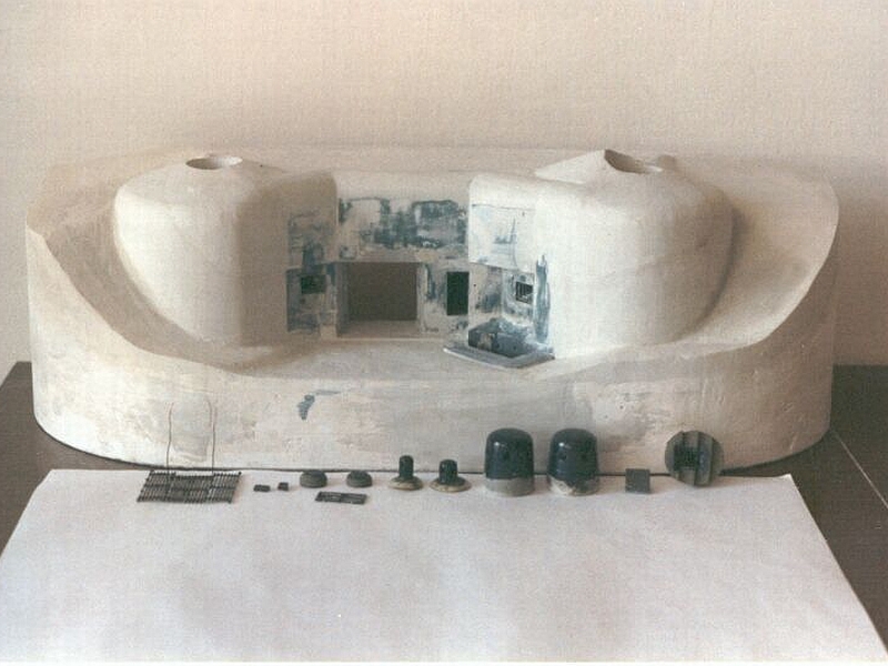 Rozestavěný model před kompletací